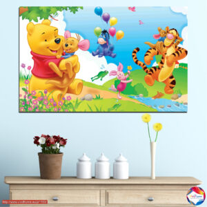 Winnie the Pooh and Piglet Friends Canvas Print