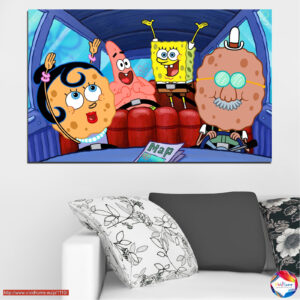 Εκτύπωση SpongeBob SquarePants σε Καμβά για Παιδικά Δωμάτια