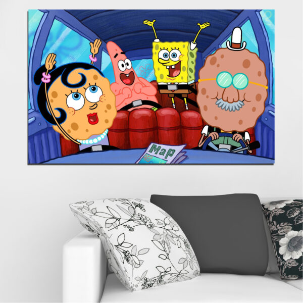SpongeBob SquarePants Canvas Print voor Kinderkamers