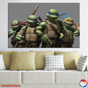 Ninja Kilpkonnad Canvas Print