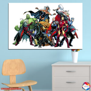 Marvel Avengers Superheroes Canvas Print για Παιδικό Δωμάτιο