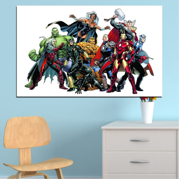 Marvel Avengers Superheroes Canvas Print για Παιδικό Δωμάτιο