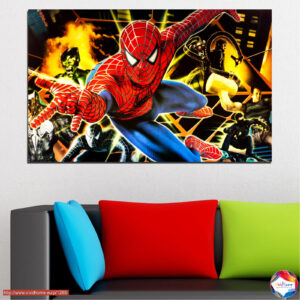Spider-Man Comic Hero Leinwanddruck
