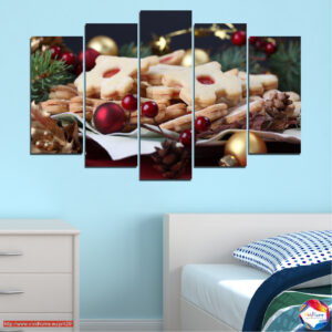 Mazie Maiznīce 5 paneļu audekla prints