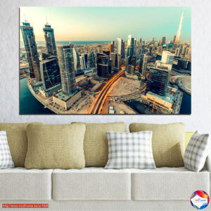 Dubai Skyline 5 részes vászonnyomat