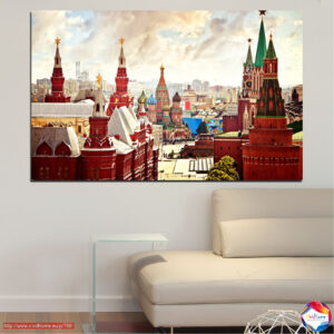 Red Square Moskou Canvas Print