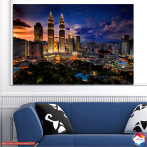 City Nights 5-Piece Canvas Print Set