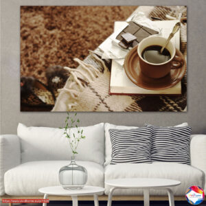 Kafija un Šokolāde 5 Panēļu Audekla Prints