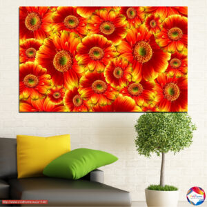 Gerbera Bukett Kollaaz Kanvaspilt