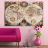 A collage of vintage geographical maps with aged cartography, warm sepia tones, and detailed topographical elements