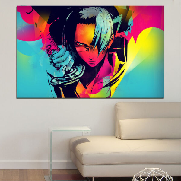 Lienzo Guerrero Manga Art