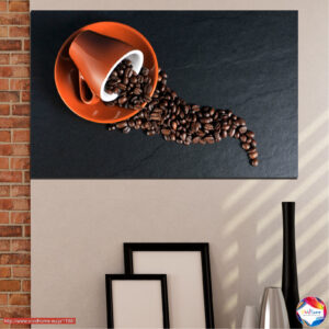 Kaffeetasse mit Dampf Leinwanddruck