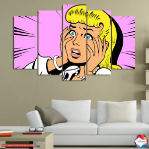 Pop Art Surprise 5 darabos vászonnyomat szett