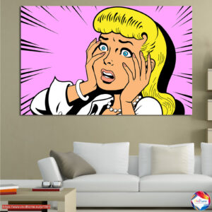 Pop Art Surprise Canvas Print