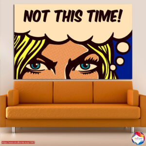Lienzo Pop Art Retro Figura 5 Piezas