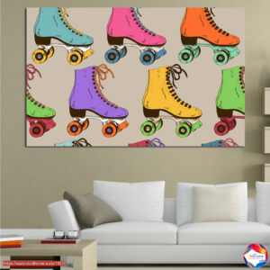 Pop Art Görkorcsolya 5 Darabos Vászonnyomat Szett
