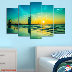 Arabian Evenings 5-daļu audekla prints
