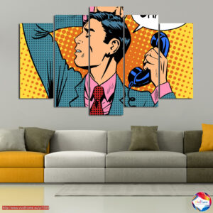 Pop Art OH, NO! Panel Múltiple Lienzo 5 Piezas