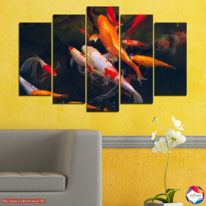 River Dwellers 5-Piece Canvas Print Set