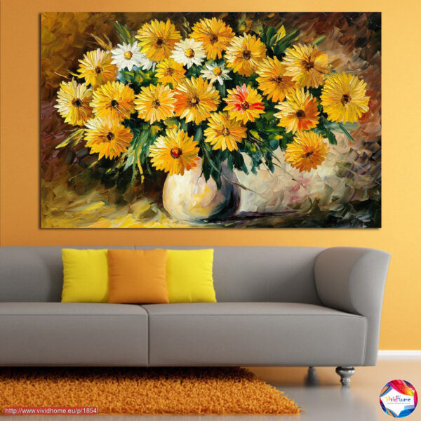 Flowers Still Life Canvas Print