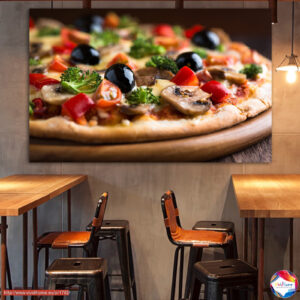 Pizzaplak Canvas Print