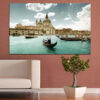 A Venice canal scene from the gondolier's vantage point