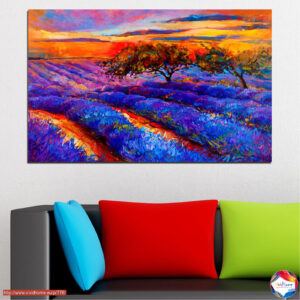 Lavanda u Cvatu Platno Ispis