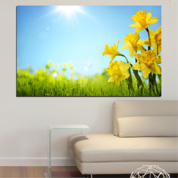 Spring Sunlight Through Flowers Canvas Print