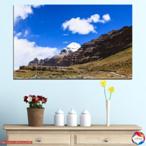 Rocky Peak Mountain Landscape Canvas Print