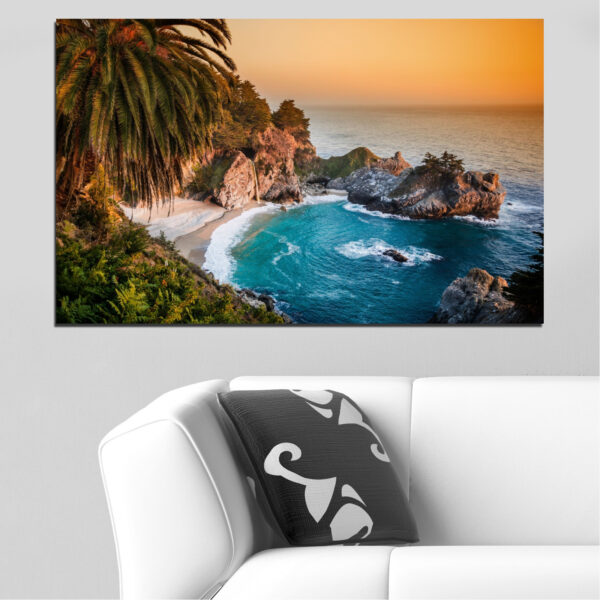 Serene Meerreflectie Canvas Print