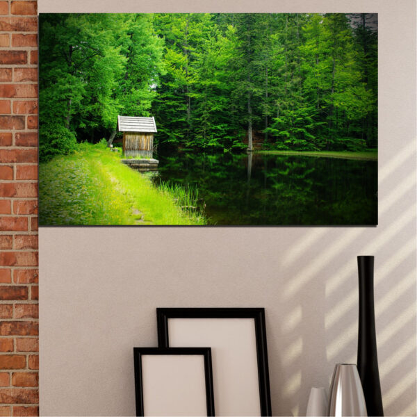 Cabin in the Woods Canvas Print