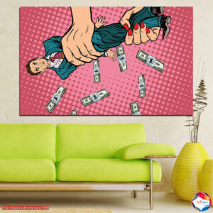 Cuadro Pop Art Hucha 5 Paneles
