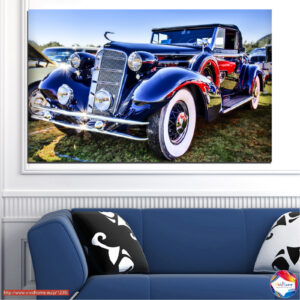 Vintage Auto Industry Leinwanddruck