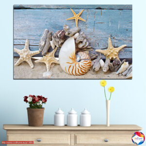 Ocean Life Forms Leinwanddruck – Meeresbiologie Kunst