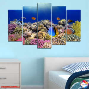 Water World 5 daļu audekla komplekts