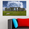 This canvas shows the Stonehenge stone circle under an open sky