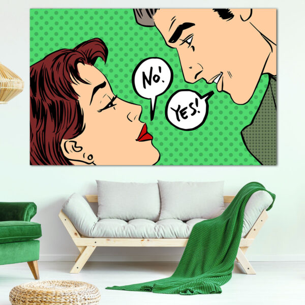 Pop Art retro smaids kanvas prints