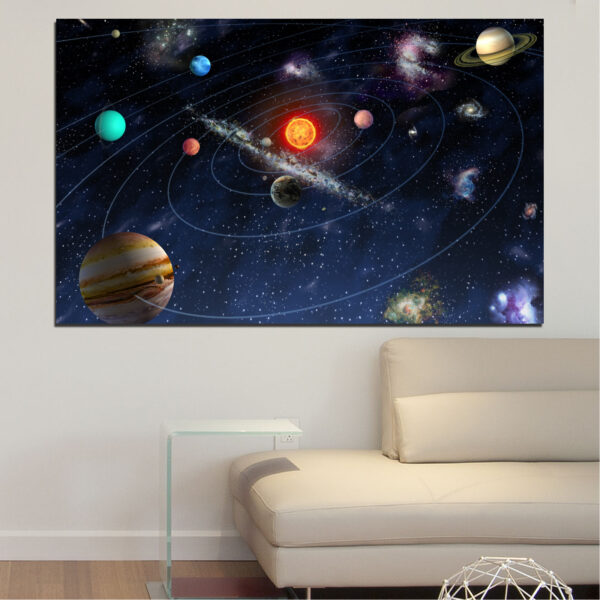 Milky Way Galaxy Simulation Canvas Print