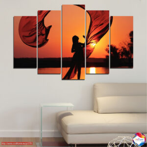 Girl with veil 5 pieces №0375