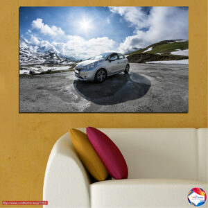 Steel Grace Vintage Car Canvas Print