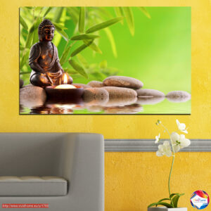 Zen Stones and Water Canvas Print