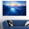 This canvas shows ocean waves in close detail