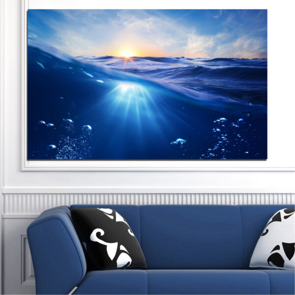 Ocean Waves Close-Up Canvas Print