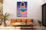 Hemeleiland Poort - aan de muur in een interieur