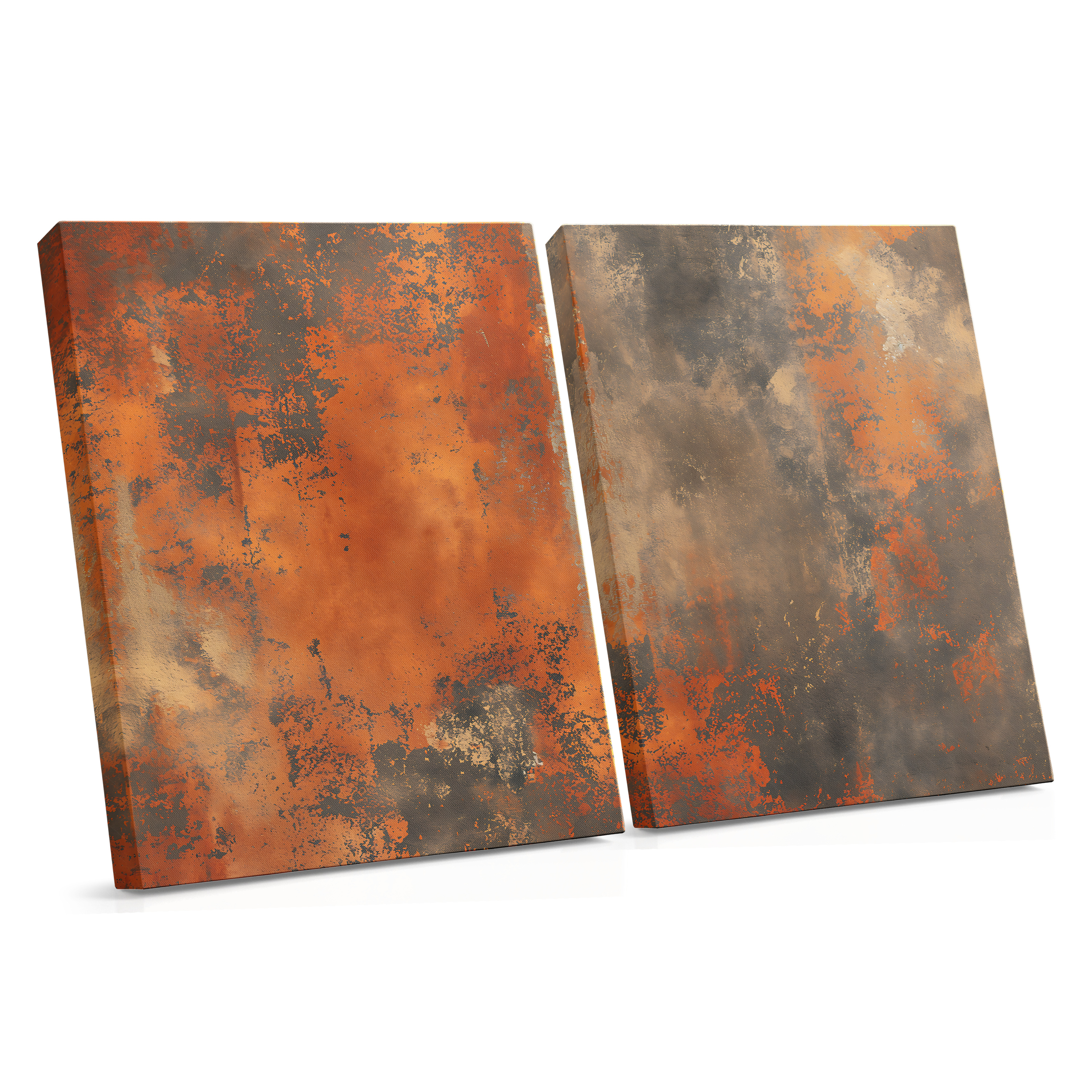Orange Patina - Canvas Print