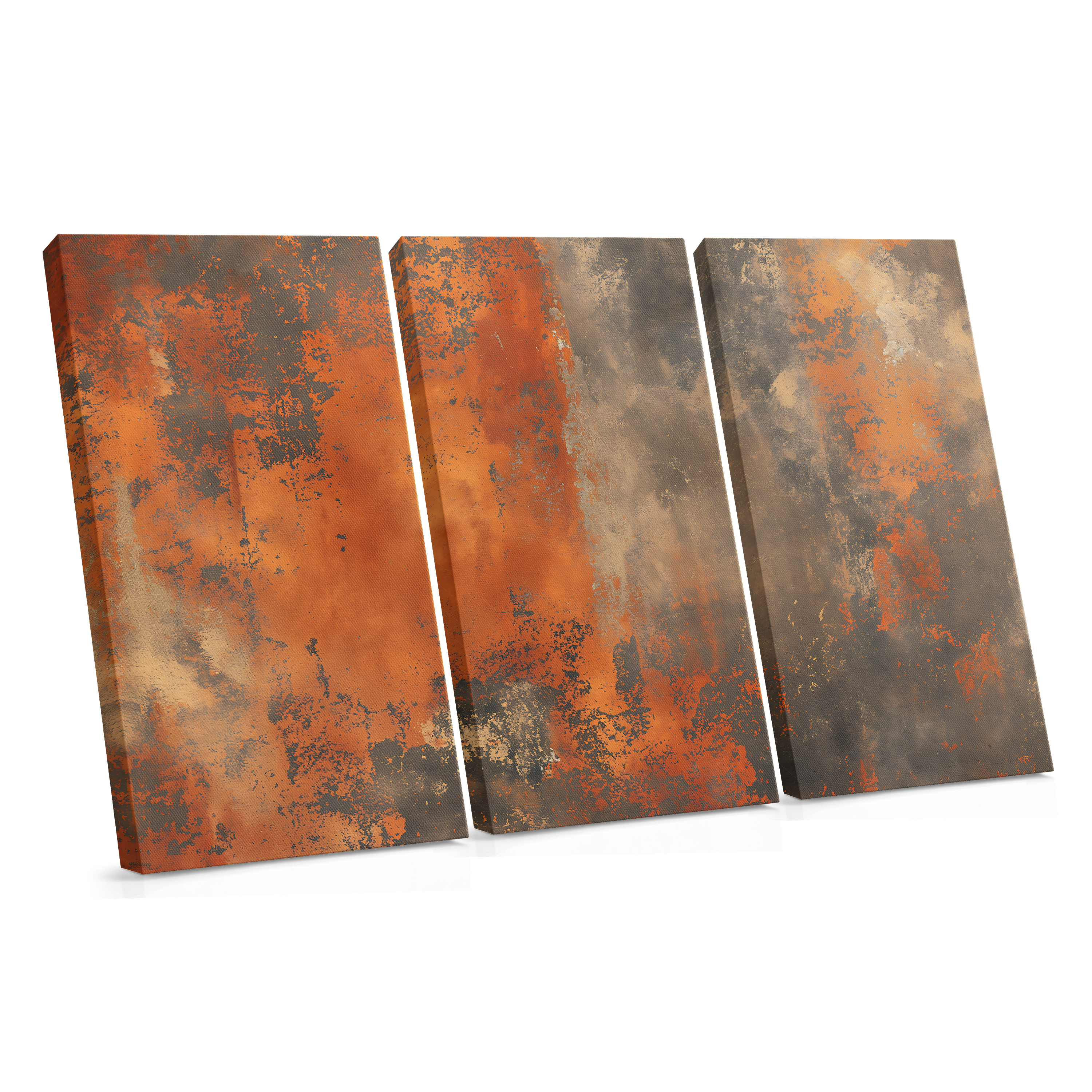 Orange Patina - Canvas Print