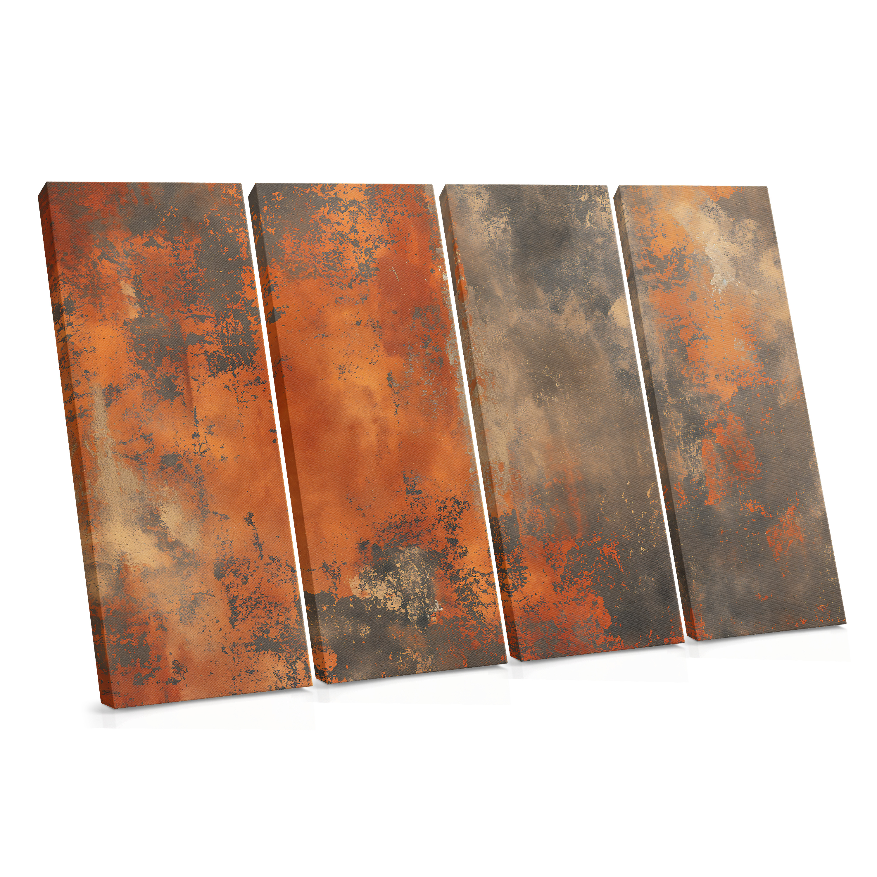 Orange Patina - Canvas Print