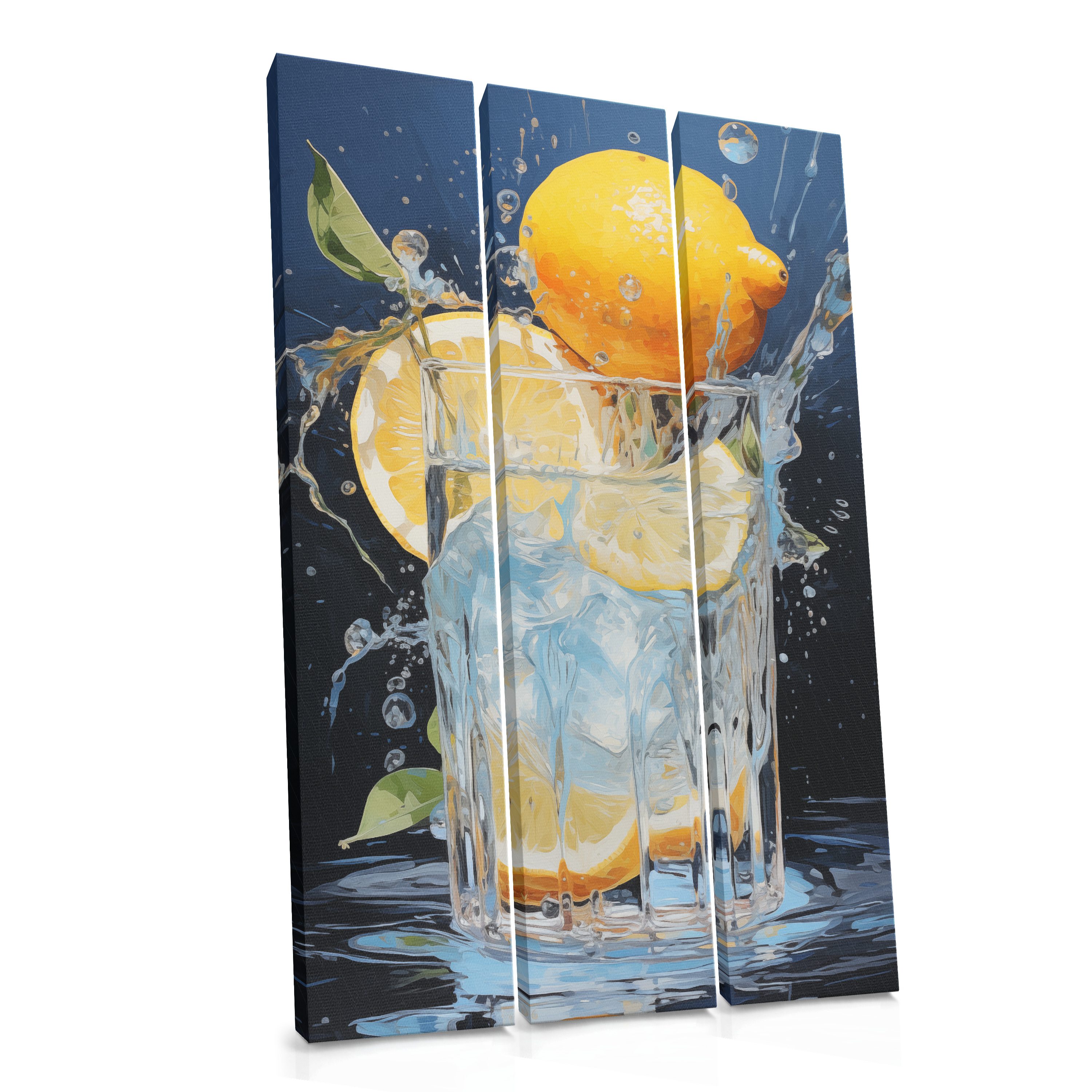Lemon and Ice - Canvas Print
