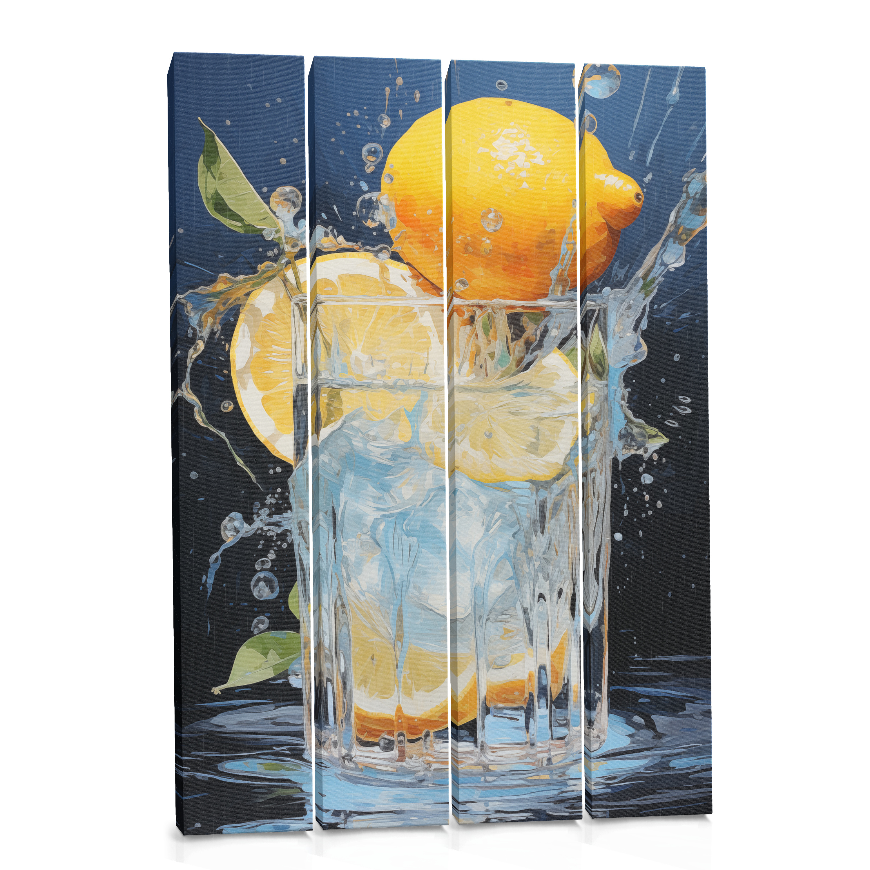 Lemon and Ice - Canvas Print