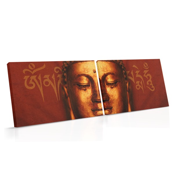 Buddhist Prayer Wall Canvas Print